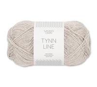 Frida's WollhausSandnes 50 g Tynn Line Sommergarn Stricken Häkeln Garn Wolle weich 30 Farben (3820 | Perlegra)