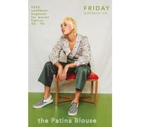 Friday Pattern Company Schnittmuster Patina Bluse, creme/grün