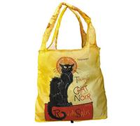 Fridolin 40526 Einkaufstasche 2 in 1 Chat Noir aus Nylon, bunt, 16 x 13 x 4 cm