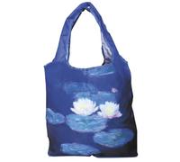 Fridolin Einkaufstasche 2 in 1 Monet-Seerosen aus Nylon, Bunt, 16x13x4 cm