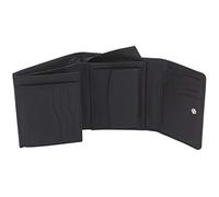 Friedrich|23, Damen Geldbeutel, Nappa Vollrindleder, Secret Line, 12 x 10 x 2,5 cm, Schwarz, 16122-2