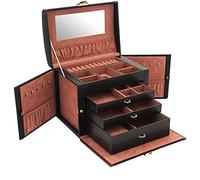 Friedrich23 - Schmuckkoffer, Copenhagen 2.0, Mikrofaser, schwarz