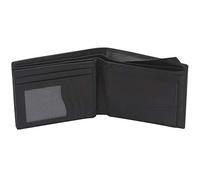 Friedrich|23, Herren Geldbeutel, Nappa Vollrindleder, Secret Line, 12,5 x 9,5 x 1,5 cm, Schwarz, 16120-2