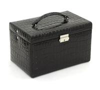 Friedrich23 Schmuckkoffer »Jolie 2.0«, Feinsynthetik, limited Edition, schwarz