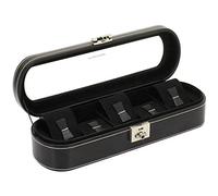 Friedrich23 - Uhrenkoffer, London, Leder, 5 Uhren, Glas, schwarz 26106-2