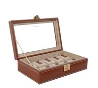 Cofanetto porta orologi Friedrich Lederwaren Cordoba 10 posti Brown - 26215-3
