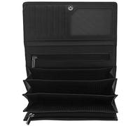 FRIEDRICH_L Friedrich Lederwaren Geldbörse Mandala Nappa Leder schwarz RFID Schutz