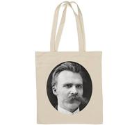 Friedrich Nietzsche Fototasche Deutscher Philosoph Foto Natur Baumwolle Tragetasche weiß