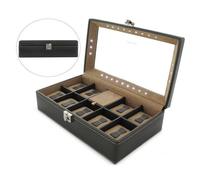 Friedrich Uhrenkoffer für 9 Uhren mit LED Uhrenbox