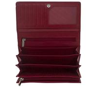 Friedrich Lederwaren Geldbörse MANDALA Nappa Leder rot RFID Schutz