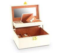 Friedrich23 - Schmuckkoffer, Ascot, Feinsynthetik, elfenbeinweiss