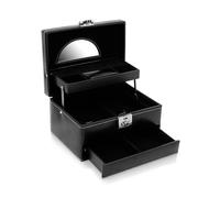 Friedrich23 Schmuckkoffer London M - Schwarz/Silver