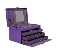 FRIEDRICH 23 Schmuckkasten Leder Classico Lila