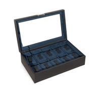 Friedrich23 Uhrenkoffer Bond Cross Grain für 10 Uhren - Schwarz