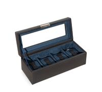 Friedrich23 Uhrenkoffer Bond Cross Grain für 4 Uhren - Schwarz