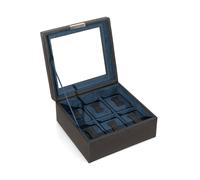 Friedrich23 Uhrenkoffer Bond Cross Grain für 6 Uhren - Taupe