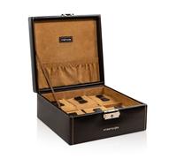 Friedrich 23 Bond Uhrenkoffer für 6 Uhren Braun