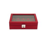 Cofanetto porta orologi Friedrich Lederwaren Cordoba 10 posti Rosso - 26215-4
