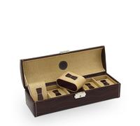 Friedrich23 Uhrenkoffer Le Croc 5 - Braun /Kroko-Optik