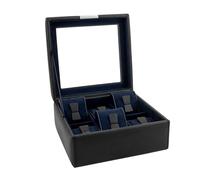 Friedrich23 - Uhrenkoffer Bond-Edition Feinsynthetik 6 Uhren schwarz
