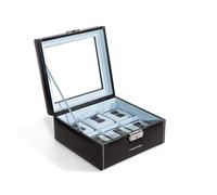 Friedrich|23 Bond Uhrenkoffer für 6 Uhren - Schwarz