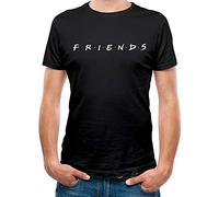 Friends - T-Shirt (Unisex-Xxl) Logo (Black)