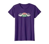 Friends Vintage Central Perk on White T-Shirt, Damen, Violett, S