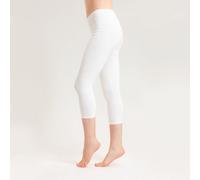 Frija Omina Bio Capri Leggings, 3/4 Leggings hell ecru (weiß) XL