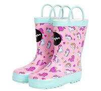 Fringoo - Mädchen Gummistiefel - Einhorn Gummistiefel - Regenstiefel für Mädchen - Größe EU 29