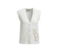 FRISEE KNIT VEST INTARSIA XL