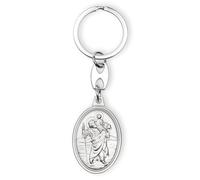 Fritz Cox® Schutzpatron der Reisenden - Heiliger Christophorus als Schlüsselanhänger und Medaille (Schlüsselanhänger)