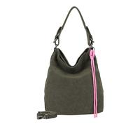 Fritzi aus Preußen Bitzi01 Suede Jacky Hobo Bag Dark Olive