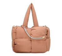 Fritzi aus Preussen Schultertasche Brigitte X Fritzi Weave Limited Puffed Sky Shopper Mocca hellbraun