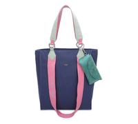 Henkeltasche FRITZI AUS PREUSSEN "Izzy02" Gr. B/H/T: 11 cm x 39 cm x 32 cm, blau (dunkelblau) Damen Taschen Handtaschen mit abnehmbarem Brillenetui (84614922-0)