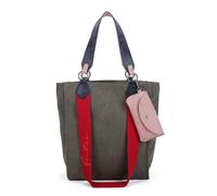Fritzi aus Preußen Izzy02 Canvas Shopper Tasche 32 cm olive (FR5255135) gruen