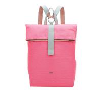 Fritzi Izzy03 Canvas Neon Pink Rucksack Baumwollmix Damen City vegan verstellbare Träger 40 x 30,5 x 18 cm, Pink