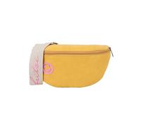 Fritzi Bum Bag Medium Limited Smile Vintage Sunset Gürteltasche Kunstleder Damen Handtasche Crossbody Bauchtasche Festival Wiesn Belt Bag mit Flock-Smile 12 x 29 x 9 cm, Gelb