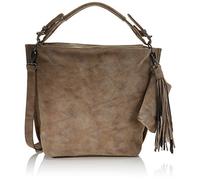 Fritzi aus Preussen Damen Fritzi 1 Big Hobo Schultertasche, Old Wood