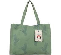 Fritzi aus Preussen Damen Fritzi x Frida Kahlo Easy01 Kolibri Canvas Green Shopper