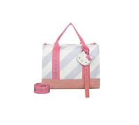 Fritzi aus Preussen Damen Hello Kitty Fritzi Tote Bag Canvas Stripe Blue Shopper, Ice Rose