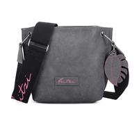 Schultertasche FRITZI AUS PREUSSEN "Eco-Fritzi03", Damen, Gr. B/H/T: 8,5cm x 22,5cm x 20,5cm, grau, unifarben, Taschen Schultertasche, aus veganen und recycelten Materialien (10615457-0) grau