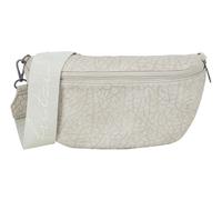 Fritzi Ella Bum Bag Medium White Sand Gürteltasche Kunstleder Damen Handtasche Crossbody Bauchtasche Festival Wiesn vegan strukturiert 12 x 29 x 9 cm, Beige