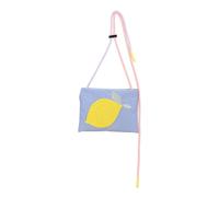 Schultertasche FRITZI AUS PREUSSEN "Fritzi ME Limited Squeezy Lemon", Damen, Gr. B/H/T: 1cm x 17,5cm x 24cm, blau, gelb, Nylon, mehrfarbig, Taschen Schultertasche, im sommerlichen Design (19356167-0)