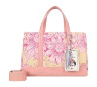 Beuteltasche FRITZI AUS PREUSSEN "Fritzi x Frida Kahlo", Damen, Gr. B/H/T: 40cm x 29cm x 16cm onesize, rosa (sunny), 55% Baumwolle, 45% Polyester, gemustert, Taschen Beuteltasche, mit Blumenprint (491