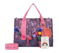 Fritzi aus Preussen Damen Fritzi x Frida Kahlo Canvas Nature Folk Tote Bag