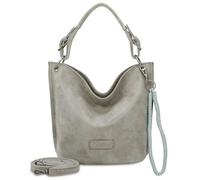 Fritzi aus Preußen Schultertasche Fritzi31N Vintage Hobo Bag Rock vegan Kunstleder Grau 28x26x13 cm