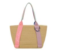 Henkeltasche FRITZI AUS PREUSSEN "Happy Summer Shopper", Herren, Gr. B/H/T: 11cm x 25cm x 37cm, natur, Kunstfaser, unifarben, Taschen, mit Reißverschluss und Herz-Karabiner (18349321-0) natur