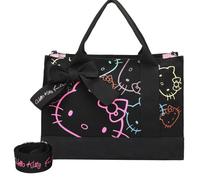 Fritzi aus Preußen Canvas Hello Kitty Tote Bag Limited Outline Black Cat