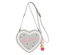 Fritzi aus Preußen Herzli Limited Wiesn Umhängetasche 22.5 cm grau