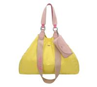 Fritzi Izzy Canvas Sun Shopper Baumwollmix Damen Handtasche Festival City Beach vegan abnehmbares Brillenetui 36 x 50 x 16 cm, Gelb